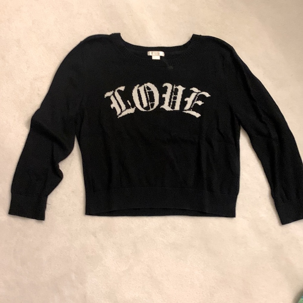 Love knit sweater